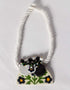 Blue Pottery Gucha Necklace (White)